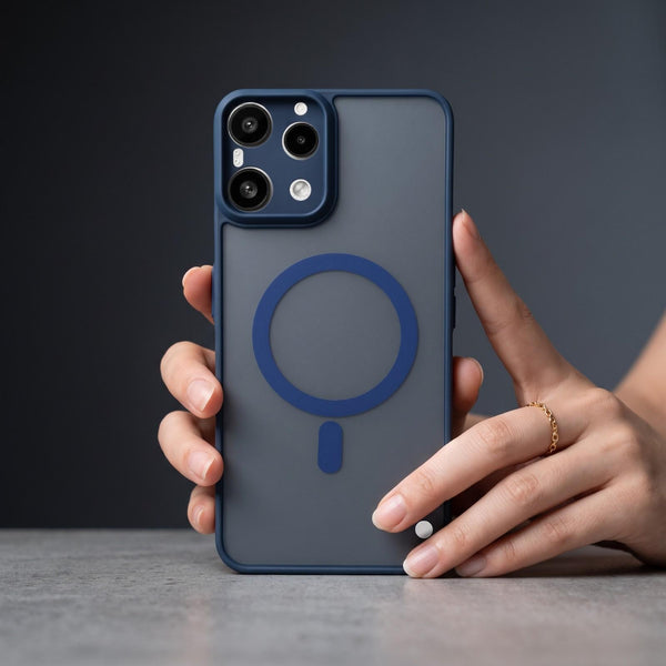KYRON Dark blue Camera Protection Matte Case for Nothing Phone 3A Lite