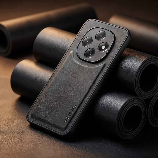 X-LEVEL Black  Leather Case for Oppo F31 Pro