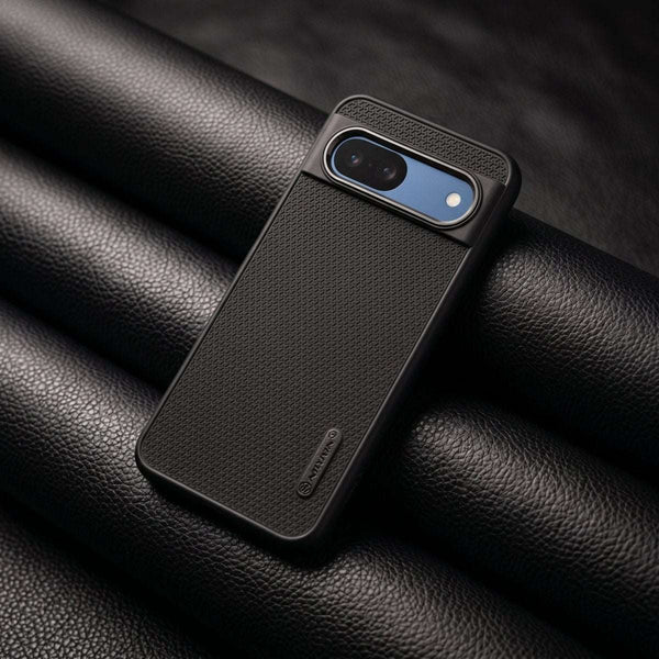 Black DRAVIK Texture Silicone Case for Google Pixel 8a