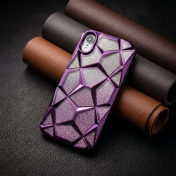 Dazzle Purple Silicone case for Apple iphone XR
