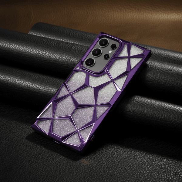 Dazzle Purple Silicone case for Samsung S24 Ultra