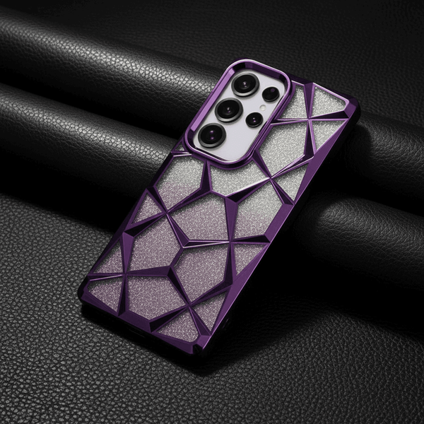 Dazzle Purple Silicone case for  Samsung S25 Ultra