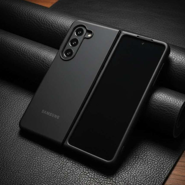 Black Original Silicone case for Samsung Z Fold 5 5G