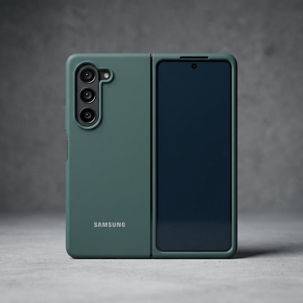 Dark Green Original Silicone case for Samsung Z Fold 5 5G