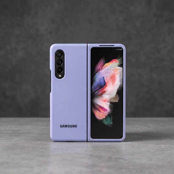 Purple Original Silicone case for Samsung Z Fold 4 5G