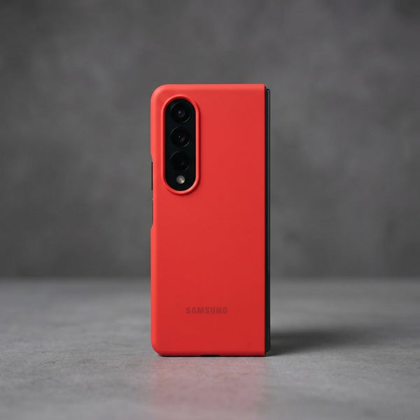 Red Original Silicone case for Samsung Z Fold 3 5G