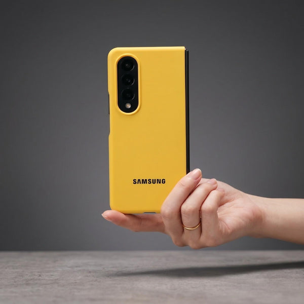 Yellow Original Silicone case for Samsung Z Fold 3 5G