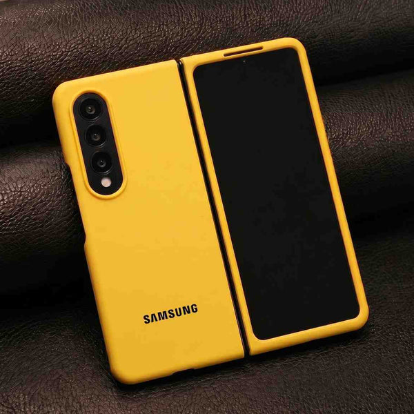 Yellow Original Silicone case for Samsung Z Fold 4 5G