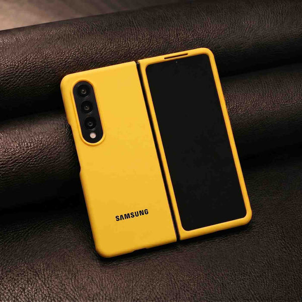 Yellow Original Silicone case for Samsung Z Fold 3 5G