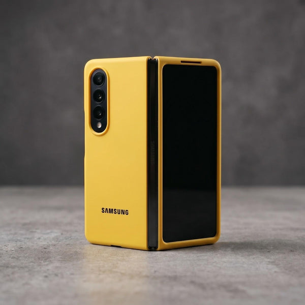 Yellow Original Silicone case for Samsung Z Fold 4 5G