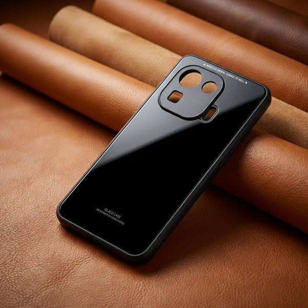Black Glass case for Mi 11 Pro