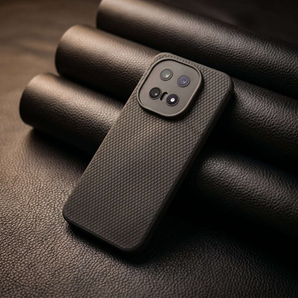 Black Line Wave Silicone Case for iQOO 15