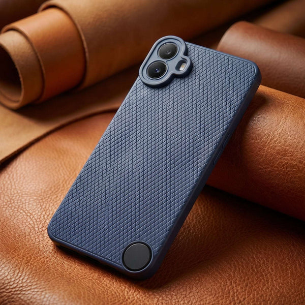 Dark Blue Line Wave Silicone Case for CMF PHONE 1