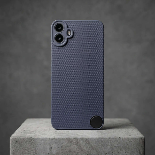 Dark Blue Line Wave Silicone Case for CMF PHONE 1