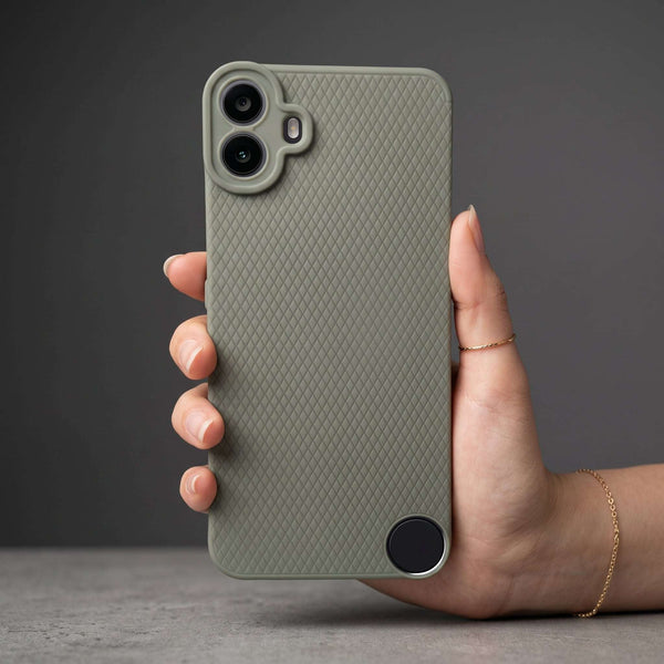 Grey Line Wave Silicone Case for CMF PHONE 1