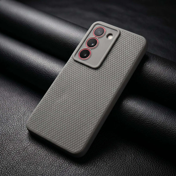 Grey Line Wave Silicone Case for Realme 14x