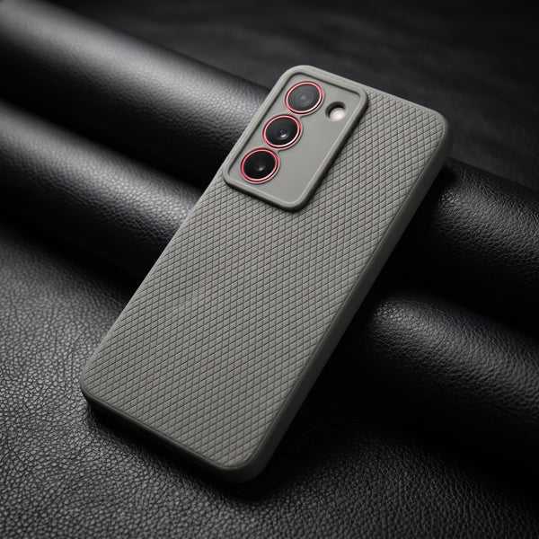 Grey Line Wave Silicone Case for Realme 14x
