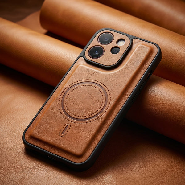 Crest Brown Leather Case for Vivo V70