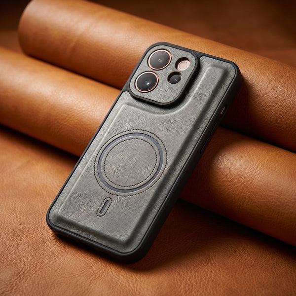 Crest Grey Leather Case for Vivo V70