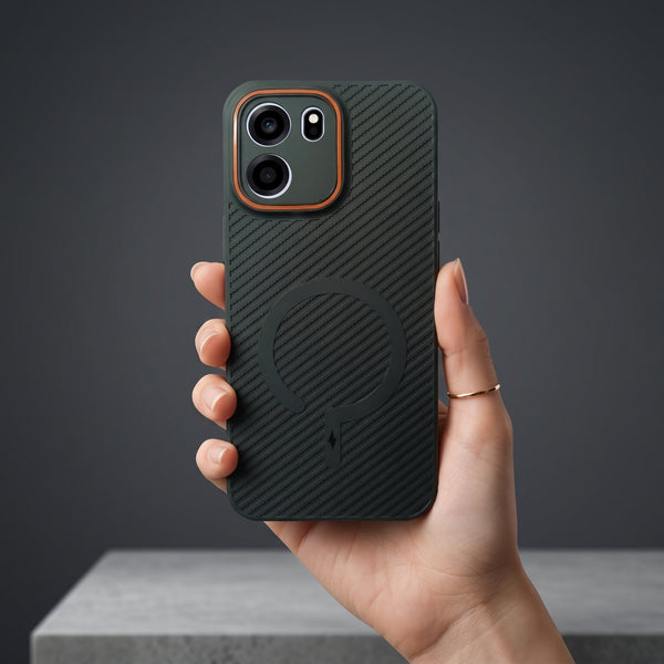 Gripon Black (ORANGE RING) Silicone Case for Oneplus Nord Ce 6
