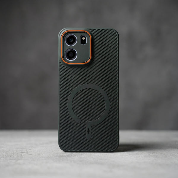 Gripon Black (ORANGE RING) Silicone Case for Oneplus Nord Ce 6