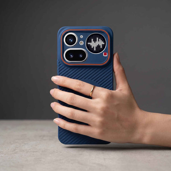 Gripon Dark Blue Silicone Case for Nothing 4a Pro