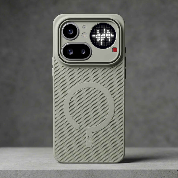 Gripon Grey Silicone Case for Nothing 4a Pro