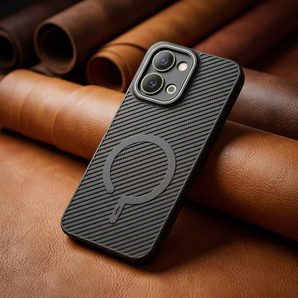 Gripon Black (Grey RING) Silicone Case for Vivo T5x