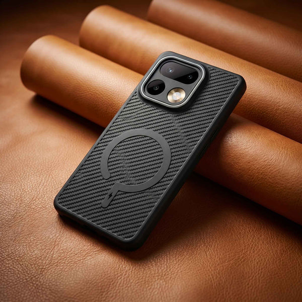 Gripon Black (Grey RING) Silicone Case for Realme 16 Pro Plus