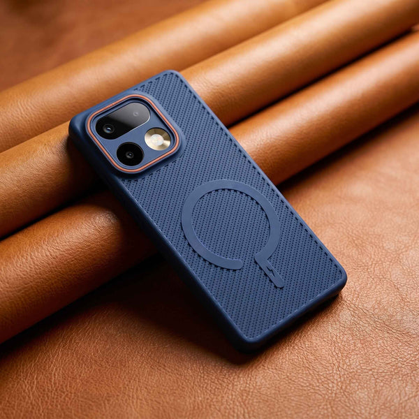 Gripon Dark Blue Silicone Case for Realme 16 Pro Plus