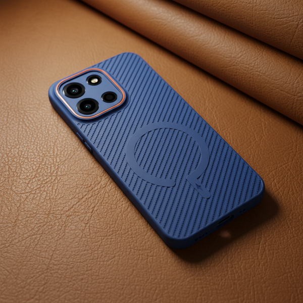 Gripon Dark Blue Silicone Case for Oneplus Nord 6