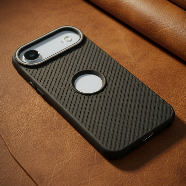 Gripon Black (Grey RING) Silicone Case for Apple iphone Air