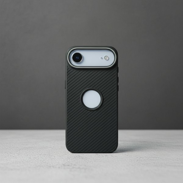 Gripon Black (Grey RING) Silicone Case for Apple iphone Air