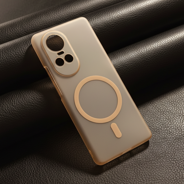 Natural Titanium Paper Matte Magsafe Case for Oppo Reno 10