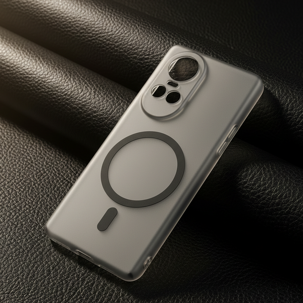 Black Paper Matte Magsafe Case for Oppo Reno 10