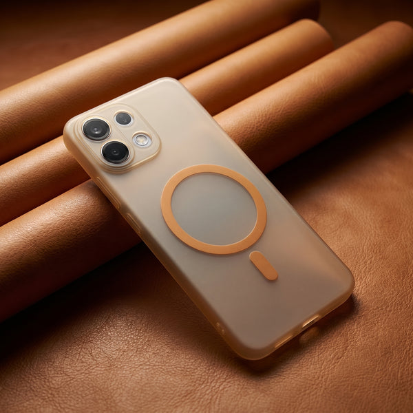Natural Titanium Paper Matte Magsafe Case for Oppo K13