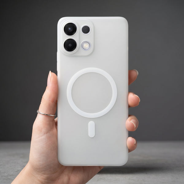 White Paper Matte Magsafe Case for Oppo K13