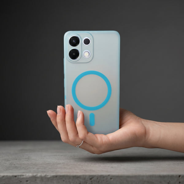 Blue Paper Matte Magsafe Case for Oppo K13