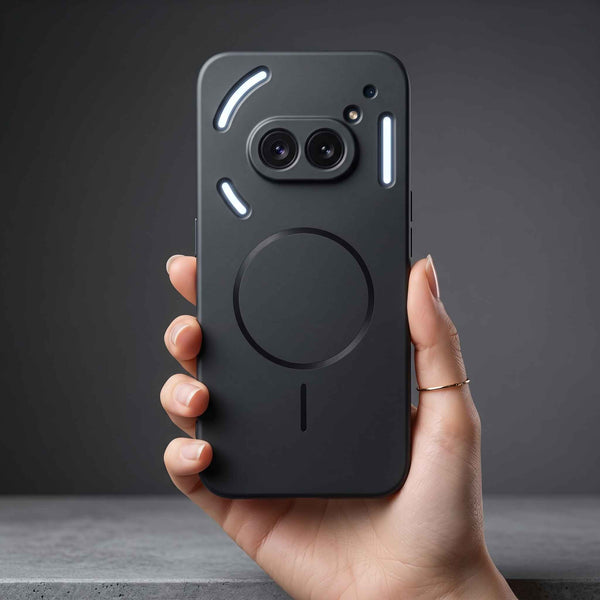 CAVEN Black Silicone case for Nothing Phone 2A