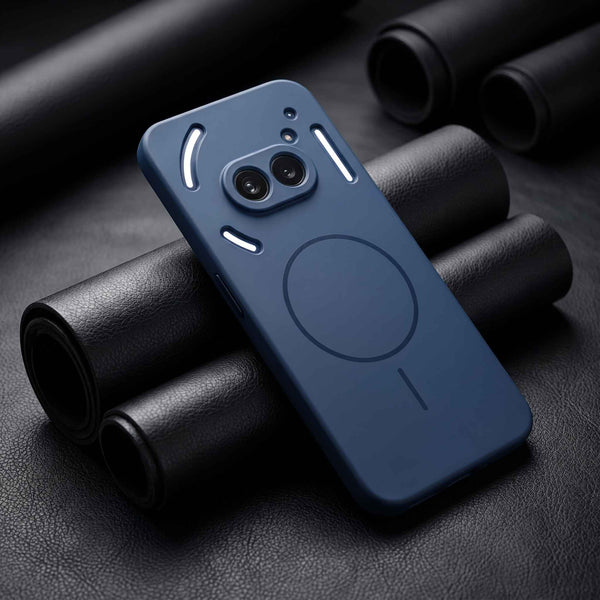 CAVEN Dark Blue Silicone case for Nothing Phone 2A