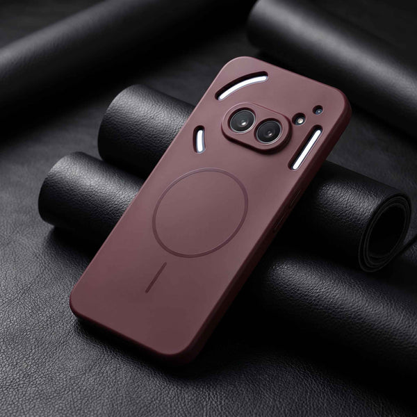 CAVEN Dark Pink Silicone case for Nothing Phone 2A