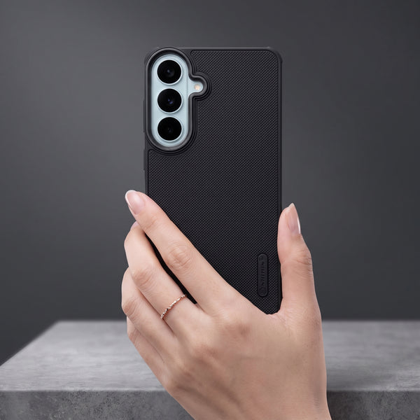 Black Niukin Silicone Case for Samsung S26 Fe