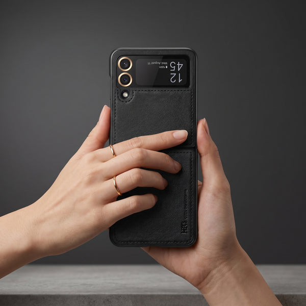 HCI Black Silicone Case for Samsung Galaxy Z FLIP 4