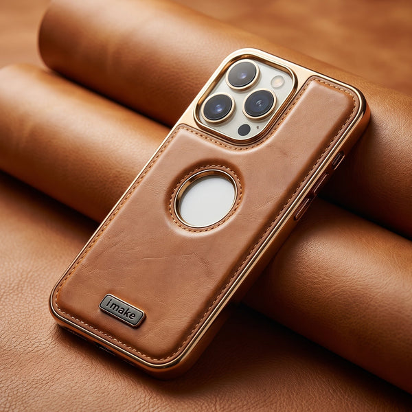 i make Brown Leather Case for Apple iphone 13 Pro