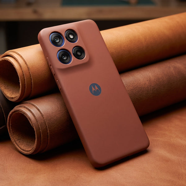 Brown Camera Original Silicone case for Motorola Edge 60 Stylus