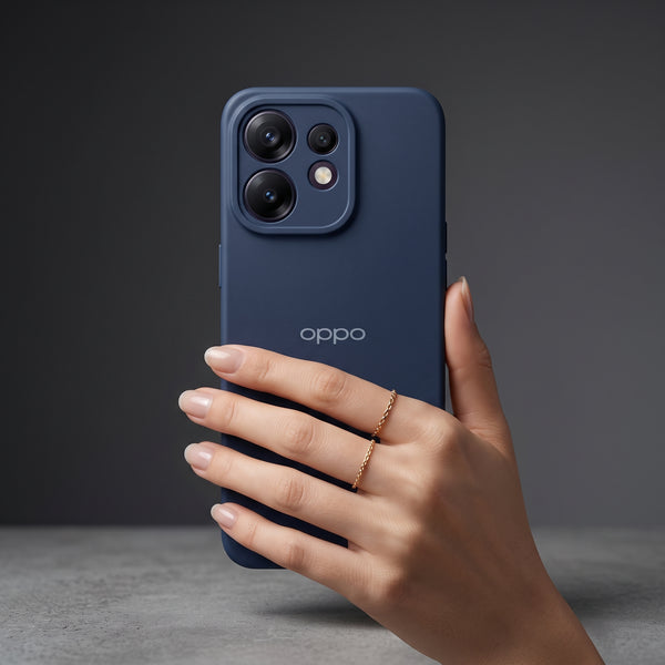 Blue Camera Original Silicone case for Oppo Reno 16