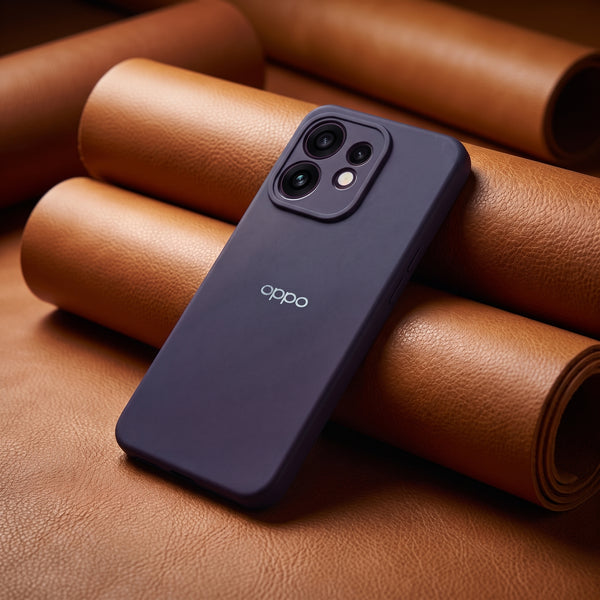 Deep Purple Camera Original Silicone case for Oppo Reno 16