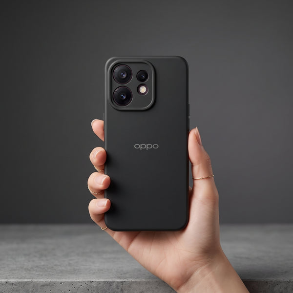 Black Camera Original Silicone case for Oppo Reno 16