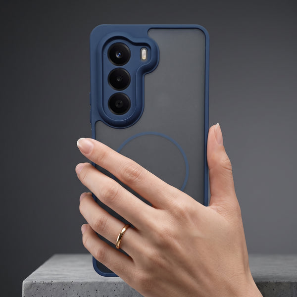 KYRON Dark blue Camera Protection Matte Case for Oneplus Nord Ce 6 Lite
