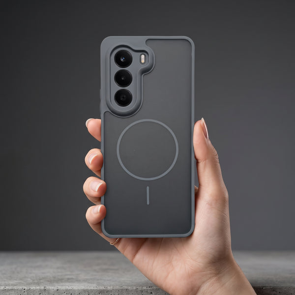 KYRON Grey Camera Protection Matte Case for Oneplus Nord Ce 6 Lite